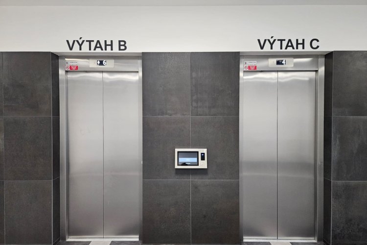 V CERIT Science Park II Brno jezdí naše výtahy se speciálním přístupovým systémem