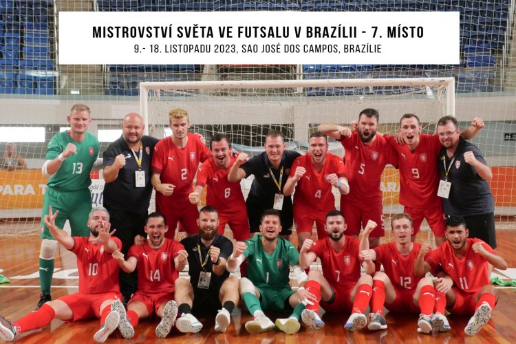 Poděkování za sponzorskou pomoc reprezentaci futsalu neslyšících