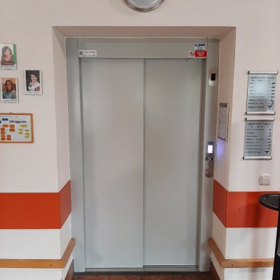 Osobní výtah Hlučín - pohled na vstup do výtahu