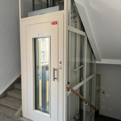 Osobní výtah Brno Grohova - realizace firmou VÝTAHY, s.r.o.